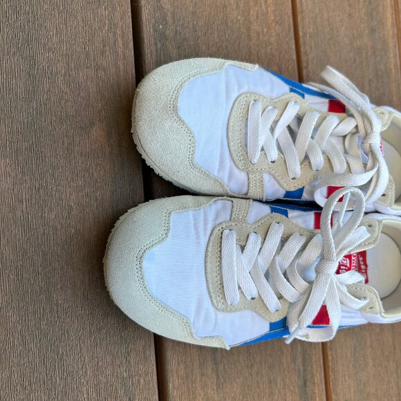 Onitsuka Tiger Size Serrano EU size 38 (US women's 7) white blue red runner - Picture 6 of 8